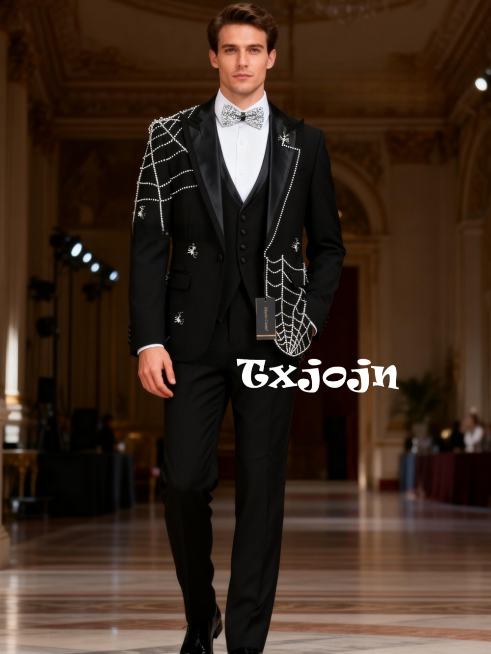 Chic Luxury Beaded Men's Suits - Elegant Formal Men'S Wear のレビューと価格