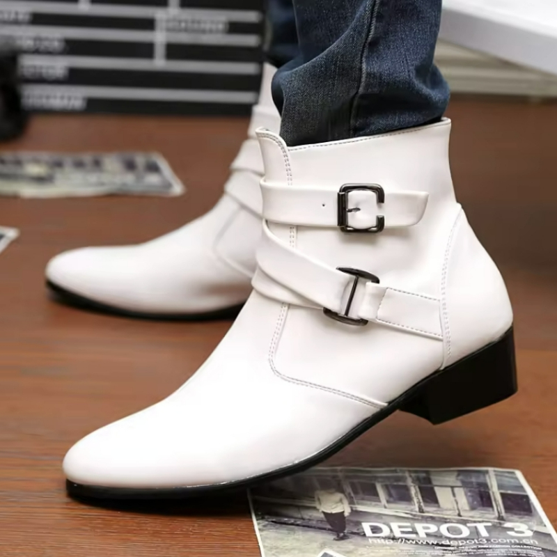 Luxury Men Boots Leather Chels - Men'S Formal Style のレビューと価格