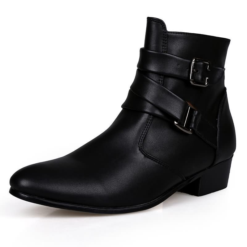 Luxury Men Boots Leather Chels - Men'S Formal Style のレビューと価格