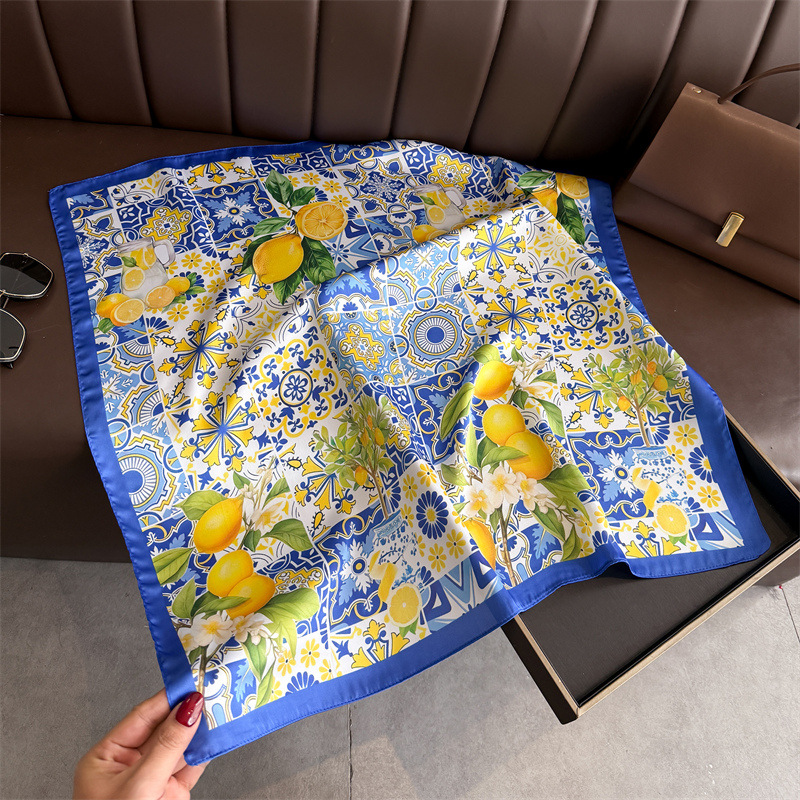 2026 New Fruit Print Silk Squa - Silk Tie Woven のレビューと価格