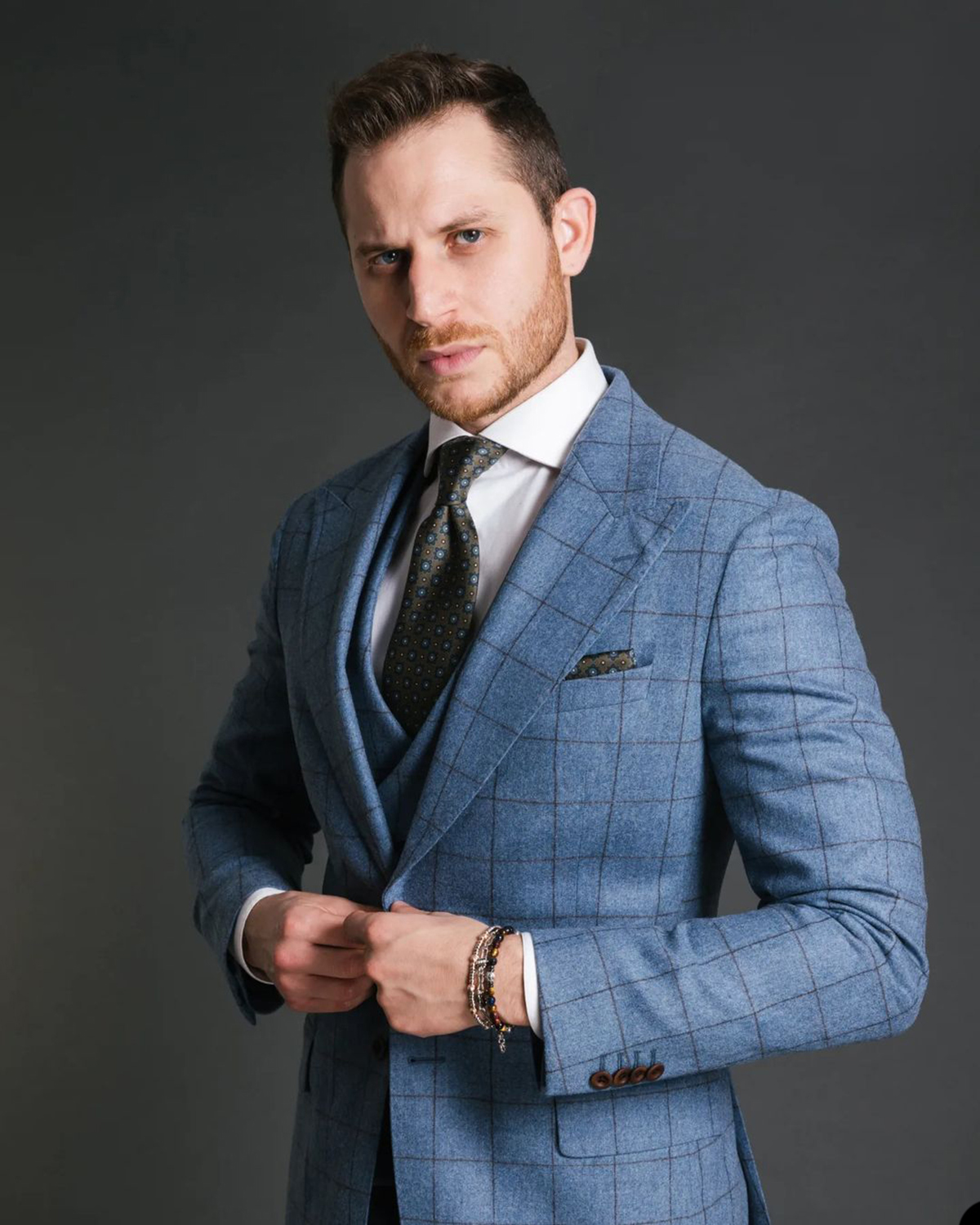 Blue Vintage Men Suit Tailor-M - Men Formal Wear Vest のレビューと価格