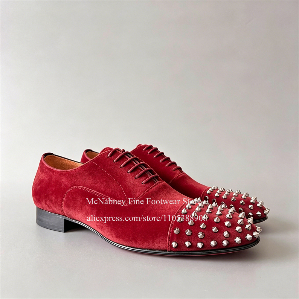 Spike Studs Leather Dress Shoe - Formal Wear For Men In Wedding のレビューと価格