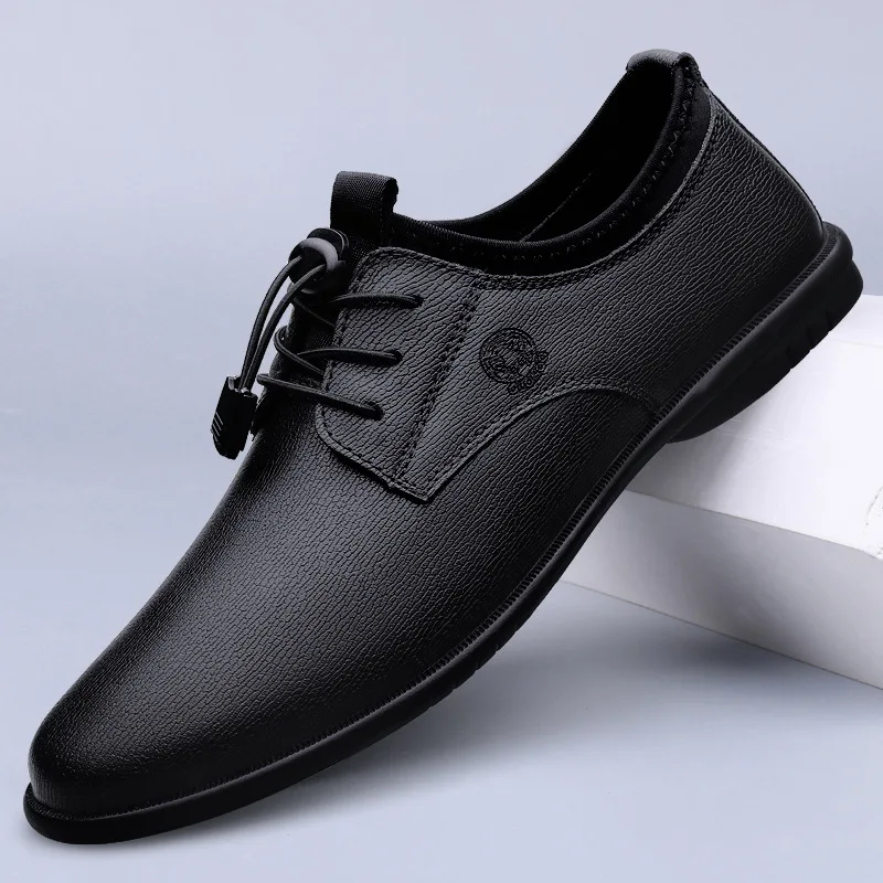 XIHAHA Men's Leather Shoes Bre - Men'S Formal Office Wear Shoes のレビューと価格