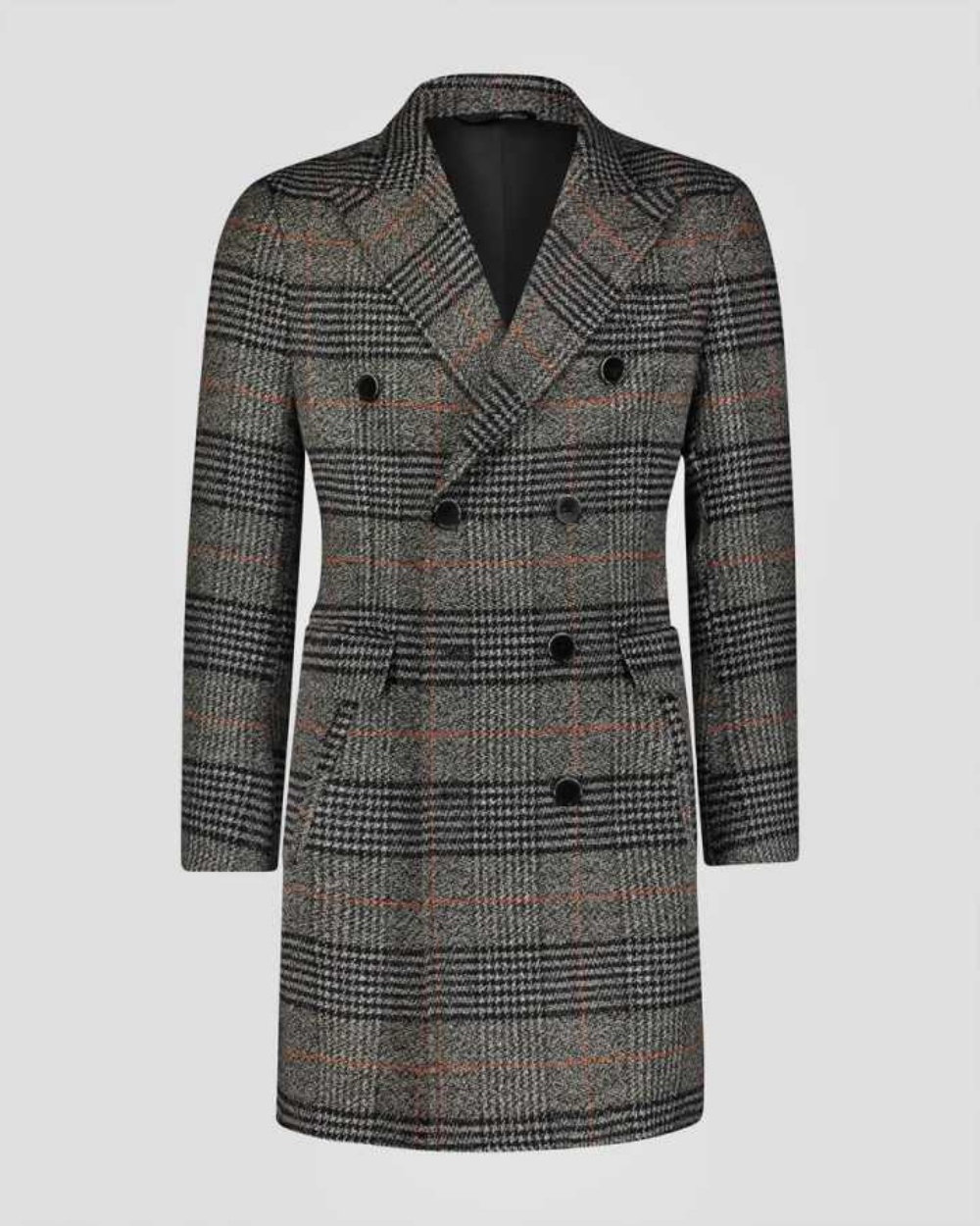 Modern Grid Woolen Blend Men O - Men'S Formal Wear In Winter のレビューと価格