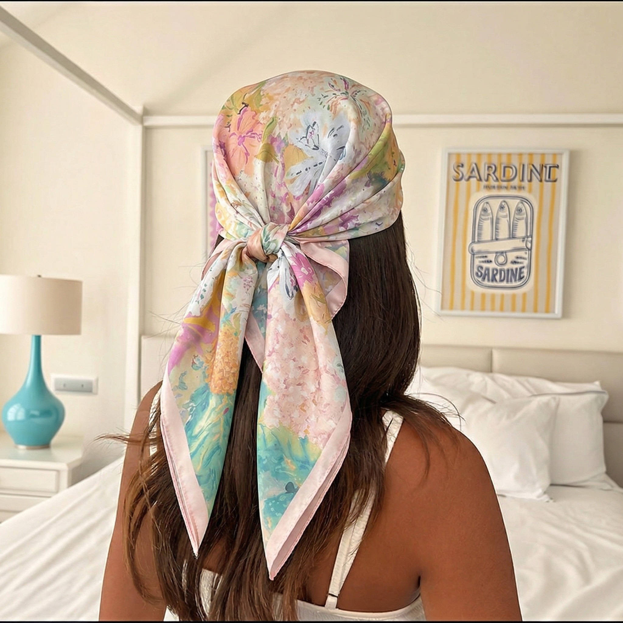 70*70cm Square Silk Scarf for  - Silk Tie Woven のレビューと価格