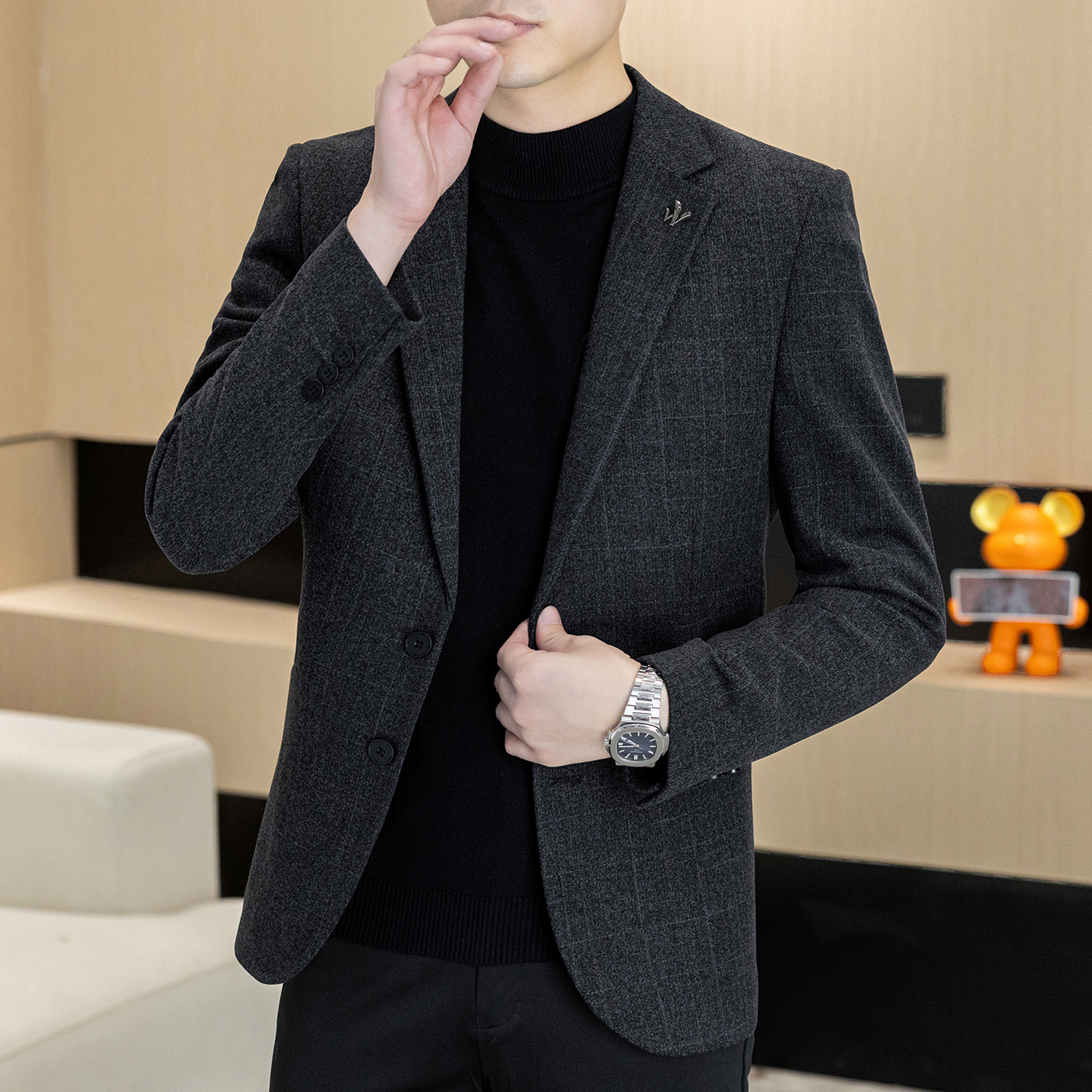 Autumn and winter new men's su - Men'S Formal Wear In Winter のレビューと価格