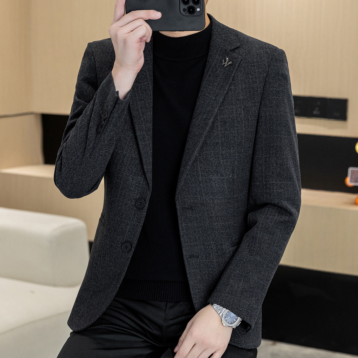 Autumn and winter new men's su - Men'S Formal Wear In Winter のレビューと価格