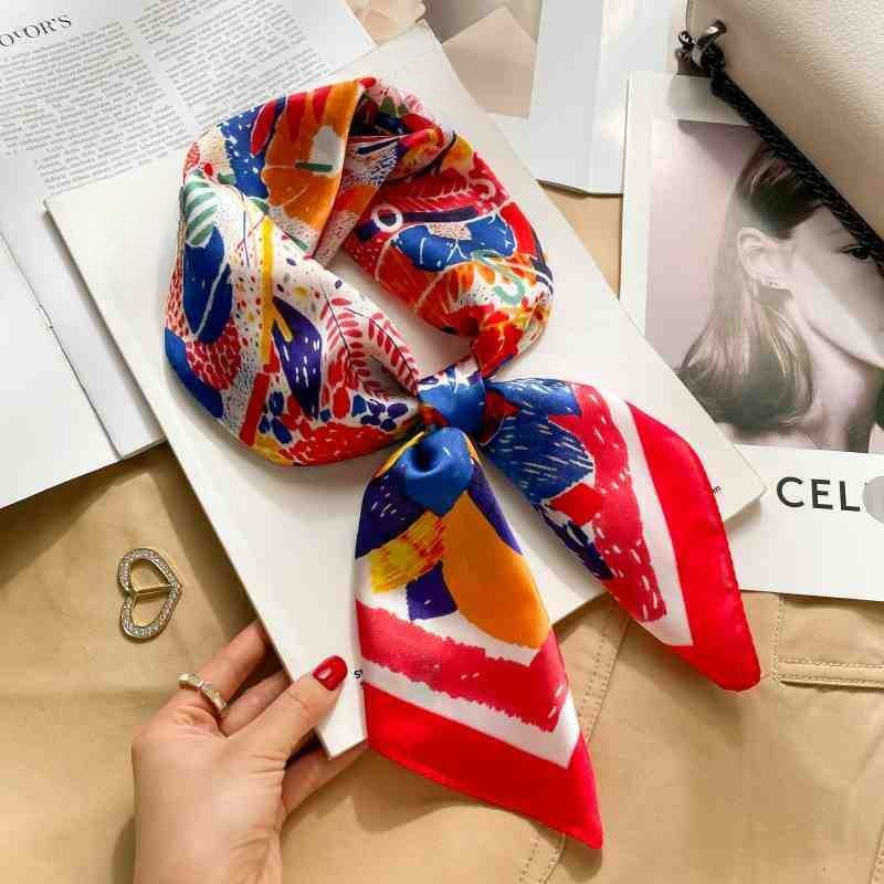 70cm Luxury Belt Print Silk Sq - Silk Tie Woven のレビューと価格