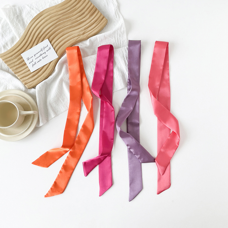 4x100cm Satin Silk Narrow Scar - Silk Tie Woven のレビューと価格