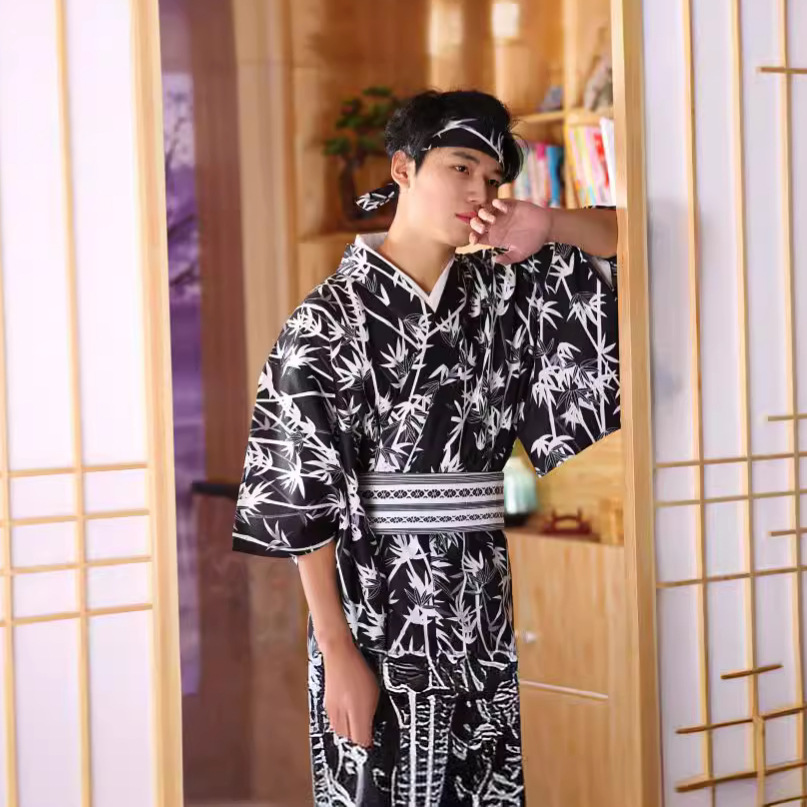 Men's Japanese Bamboo-Pattern  - Traditional Japanese Men'S Formal Wear のレビューと価格
