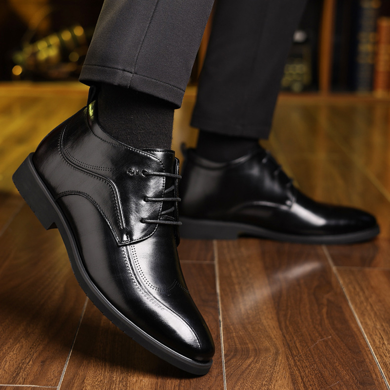 Men's Winter Leather Shoes Vel - Men'S Formal Wear In Winter のレビューと価格