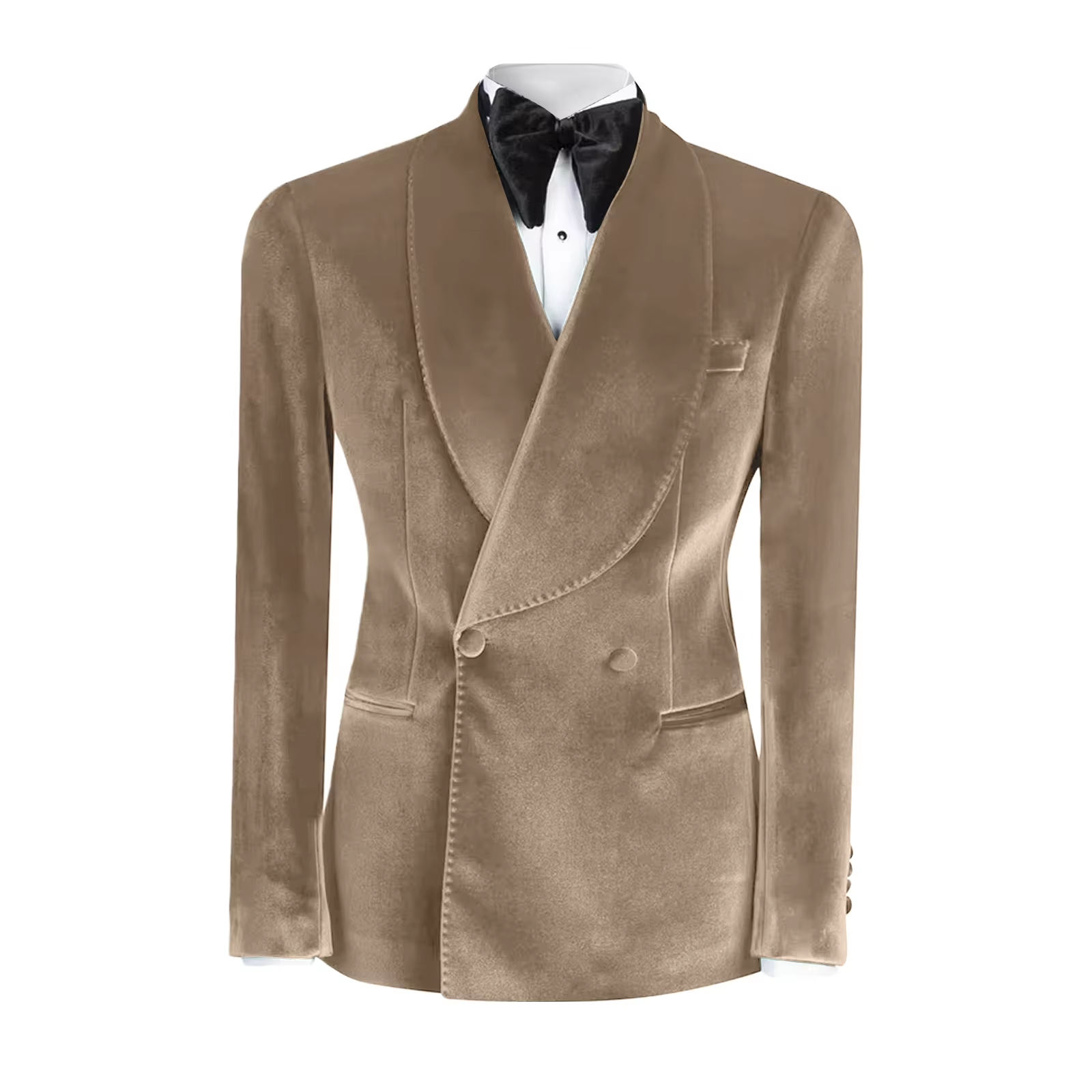 Velvet Men's Suits Blazer Doub - Elegant Formal Men'S Wear のレビューと価格