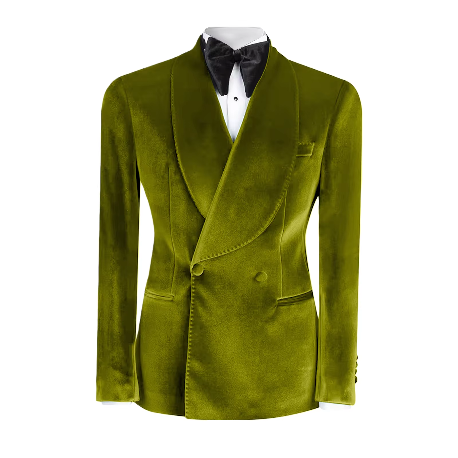 Velvet Men's Suits Blazer Doub - Elegant Formal Men'S Wear のレビューと価格